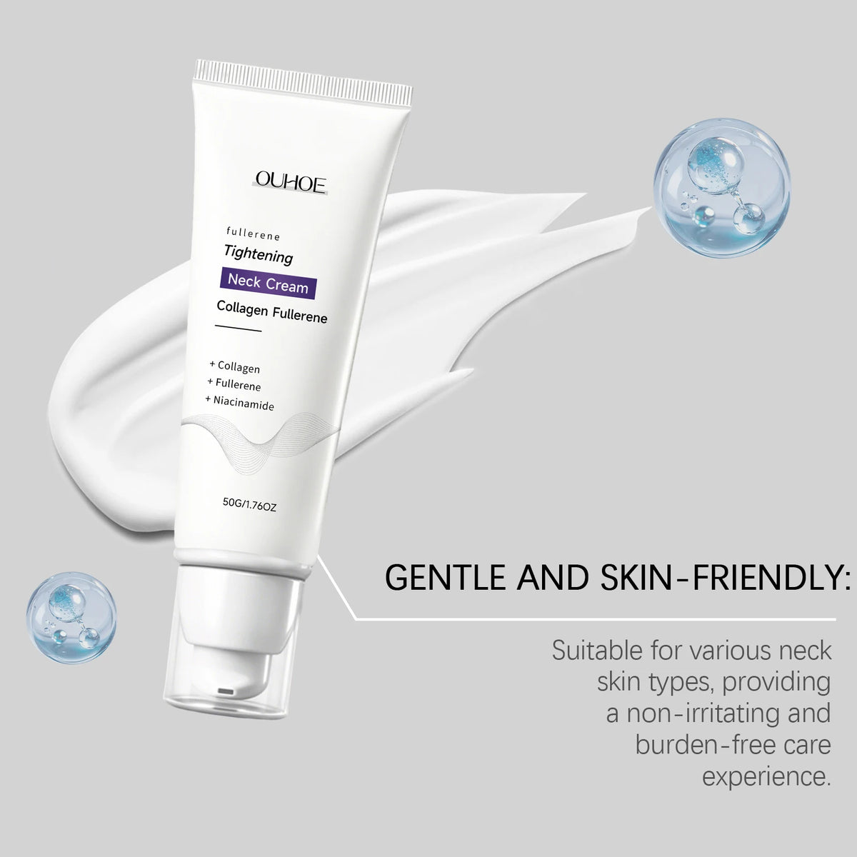 OUHOE Firming Collagen Neck Cream – Lifting & Moisturizing 50g Neck Firming Cream QXL