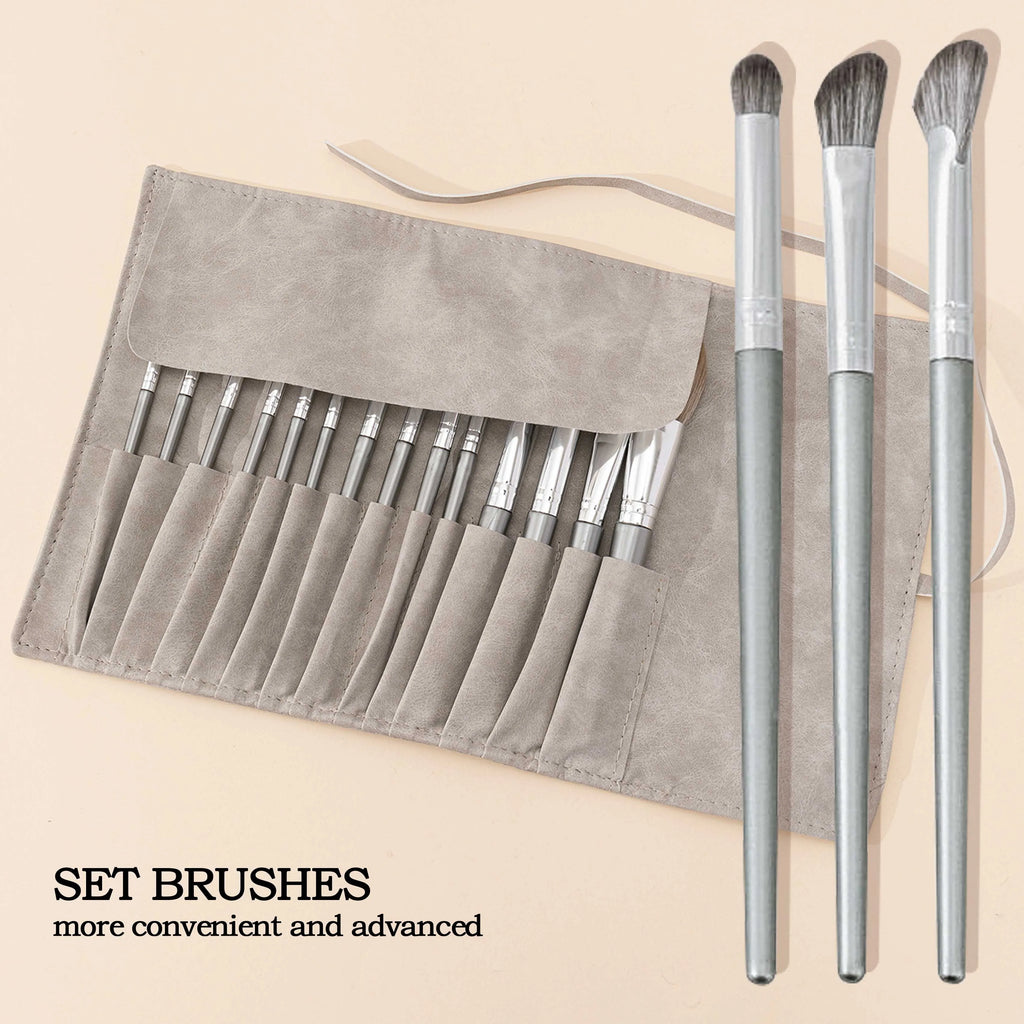 14-Pc Soft Makeup Brush Set | Foundation, Blush & Eye Brushes Makeup Brush Set QXL
