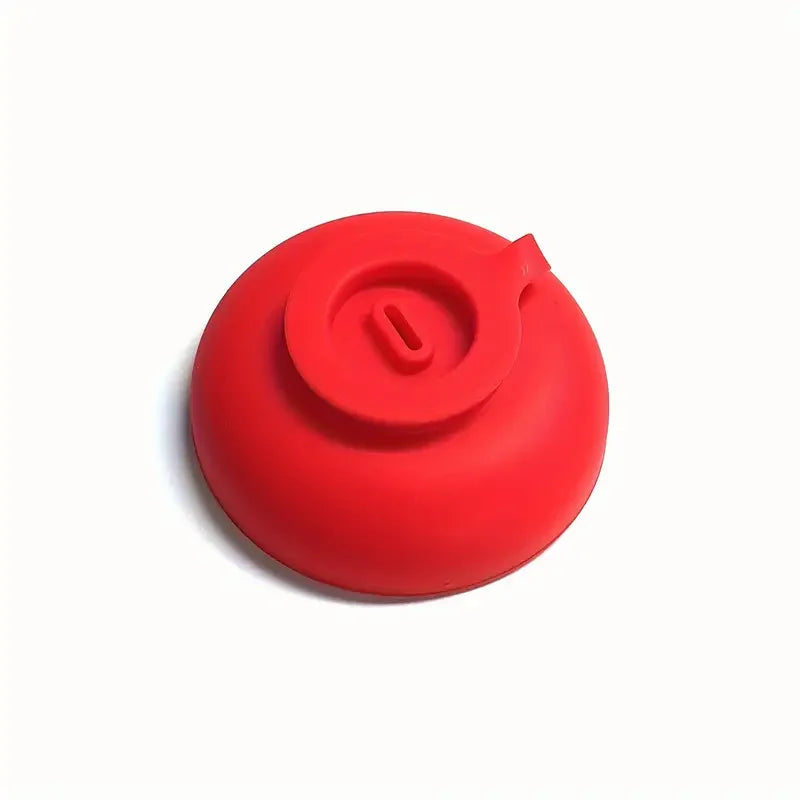 Leak-Proof Silicone Popsicle Molds | Drip Lid Freezer Tray Popsicle Mold Set QXL Red