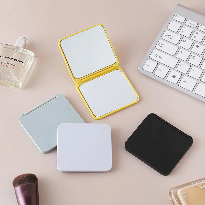 Double-Sided Compact Pocket Mirror | Magnifying Mini Travel Compact Pocket Mirror QXL