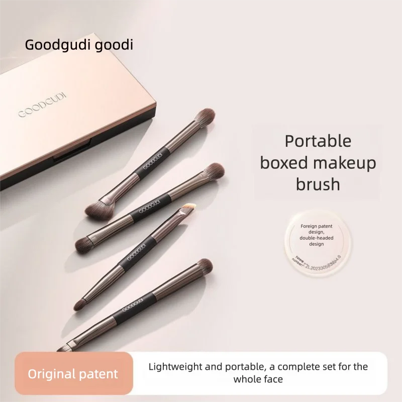 5-Pc Double-Head Makeup Brush Set | Storage Box Included Makeup Brush Set QXL
