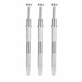 3-Pack Nail Sponge Gripper | Stainless Steel 4-Prong Manicure Tool Nail Sponge Gripper QXL 3Pcs Silver