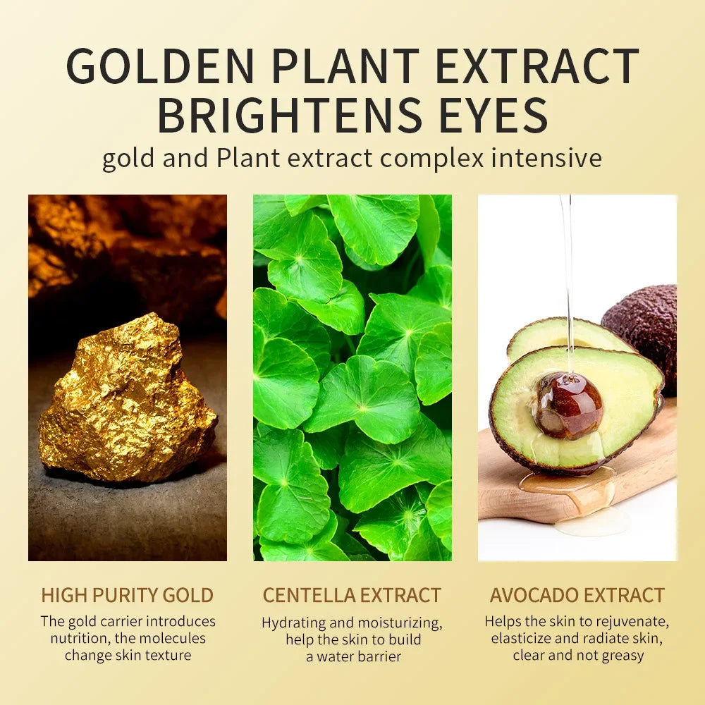 Avocado Collagen Under Eye Patches – Hydrating Gold Mask Hydrogel Eye Mask QXL