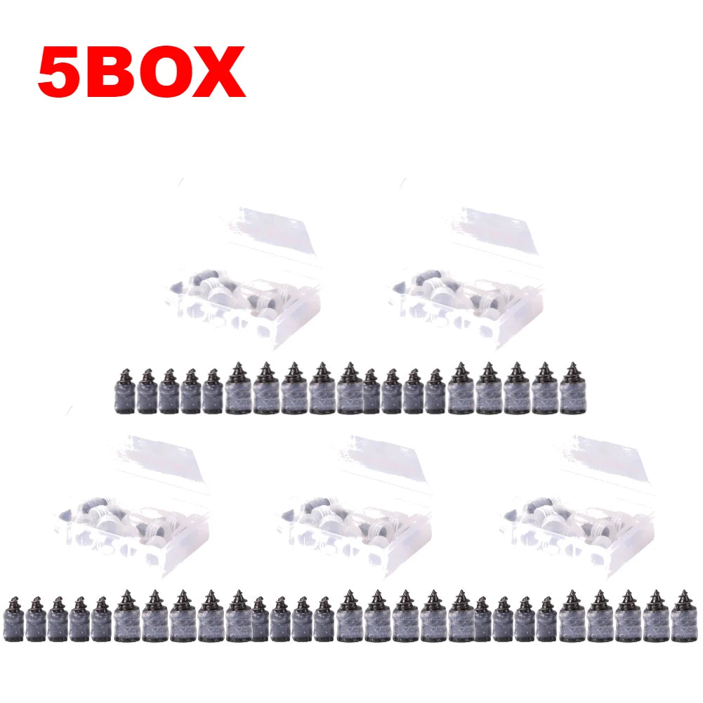 10-Pack Tubeless Tire Repair Nail Kit | Car Bike Motorcycle Tire Repair Kit QXL 5BOX