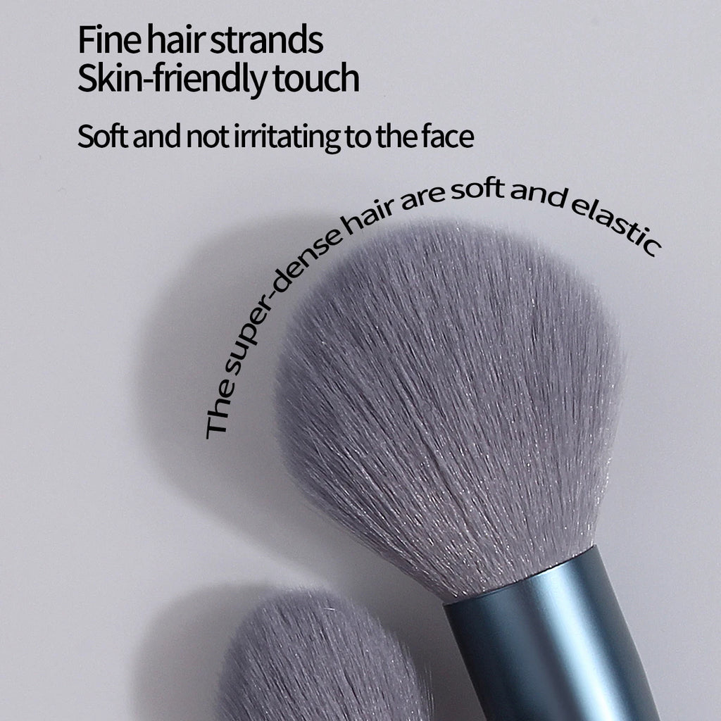 13-Piece Makeup Brush Set with Storage Bucket | Soft Nylon Makeup Brush Set QXL