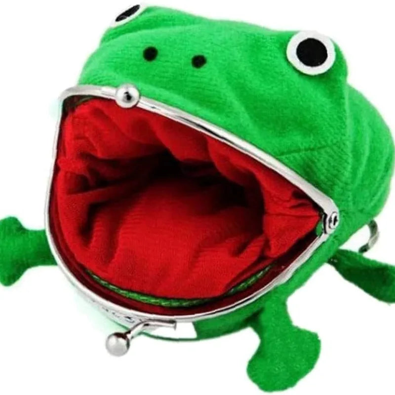 Plush Frog Coin Wallet | Anime Ninja Halloween Party Gift Novelty Coin Wallet QXL
