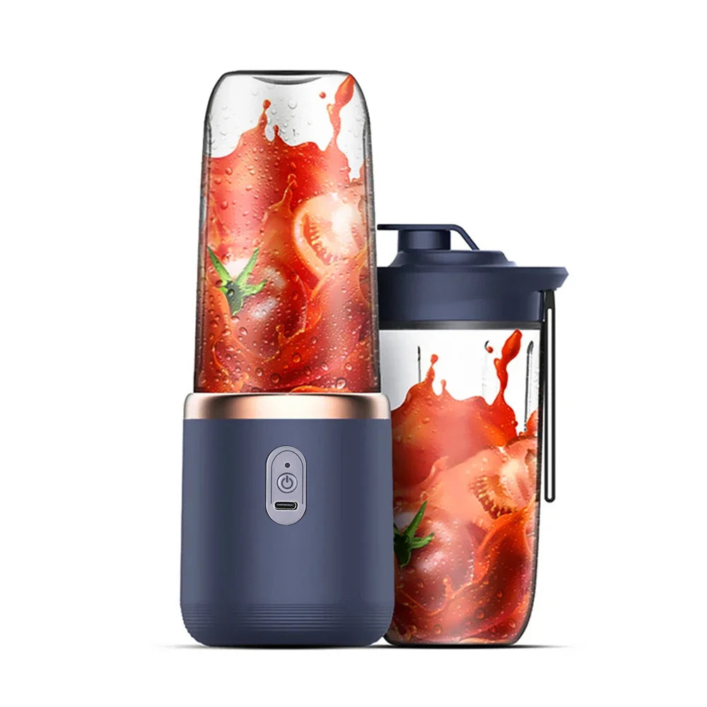 Portable USB Rechargeable Personal Blender | 6-Blade Juicer Personal Travel Blender QXL