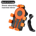 360° Rotatable Bike Phone Holder – Shockproof Universal Mount Bike Phone Mount QXL Orange