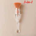 3-in-1 Makeup Brush | Powder, Sponge & Detail – Travel Kit Makeup Brush Set QXL 3 in 1 A