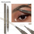 PECOLOVERS Two-Pronged Eyebrow Pencil | Brow Filling Pen Eyebrow Pencil QXL 02