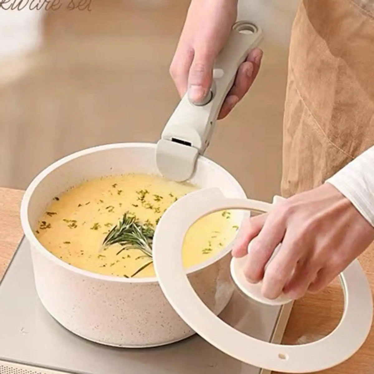 Removable Detachable Pan Handle | Universal Pot Replacement Cookware Handle QXL