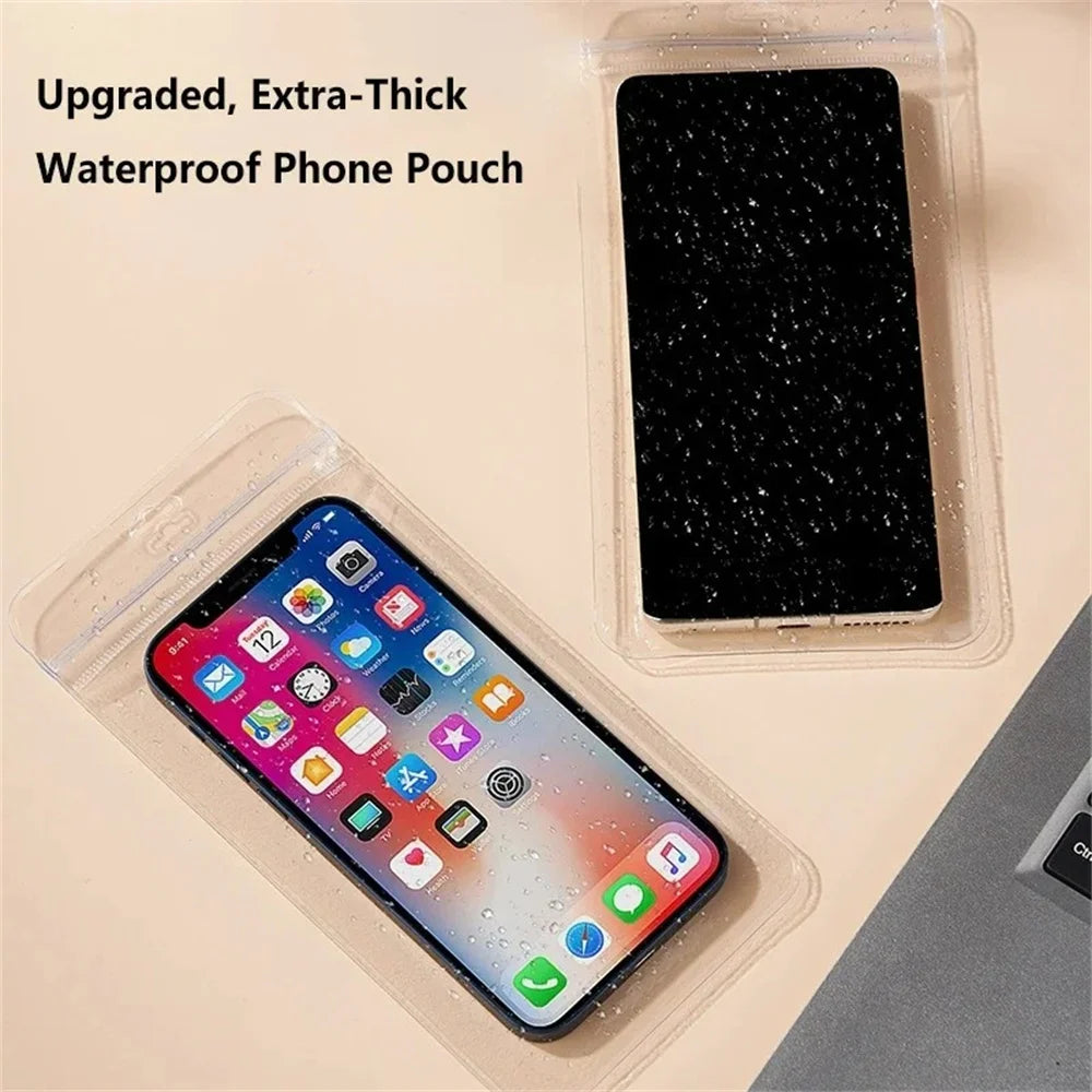 Waterproof Phone Pouch | Clear PVC Bag for Swimming & Diving Waterproof Phone Pouch QXL