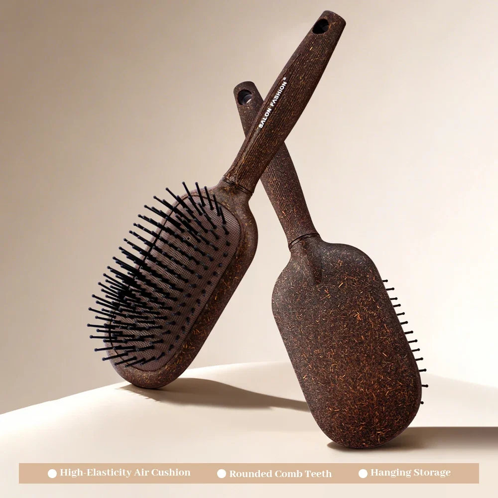 Wheat Straw Air Cushion Massage Comb – Anti-Static Hair Care Cushion Massage Comb QXL