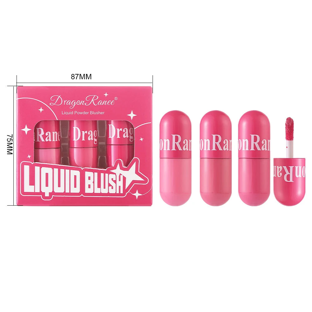 Waterproof Liquid Blush Set | Long-Lasting Contour & Glow Liquid Blush Set QXL