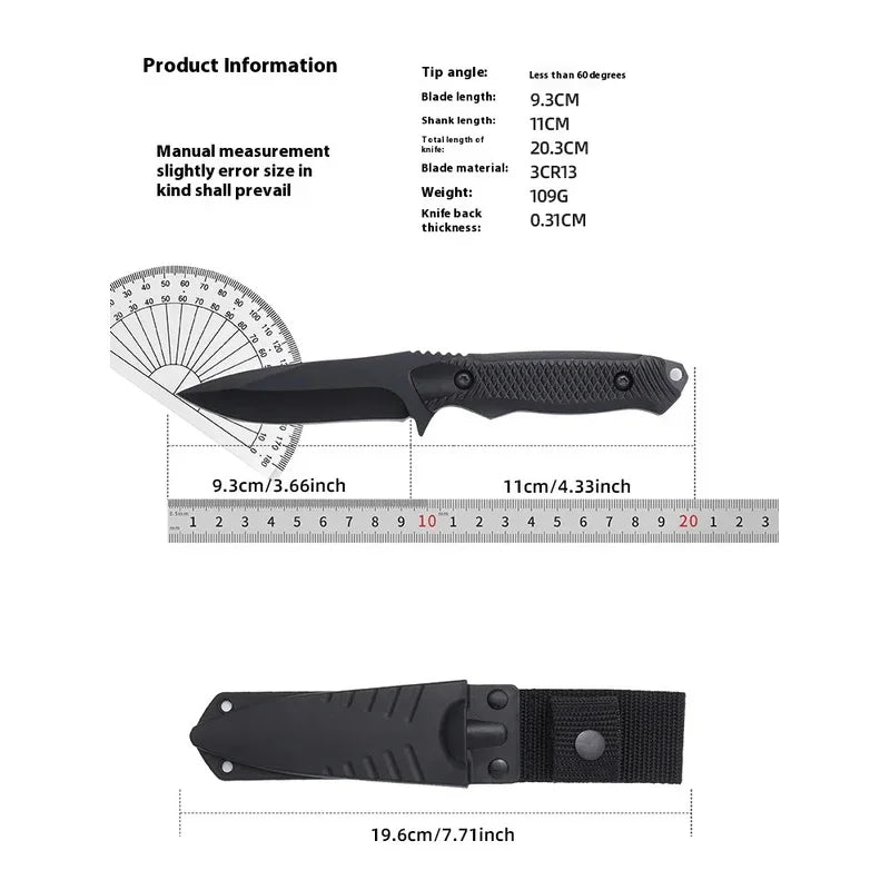 Fixed Blade Knife with Sheath | Camping, Fishing & Utility Fixed Blade Knife QXL