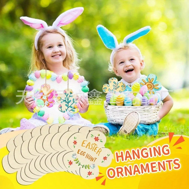 Wooden Flower Shape Set – DIY Crafts, Painting & Decor Wood Craft Cutouts QXL