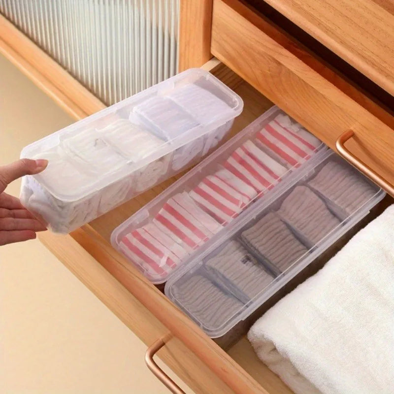Desktop Cable Organizer Box with Dividers | USB & Chargers Desktop Storage Organizer QXL