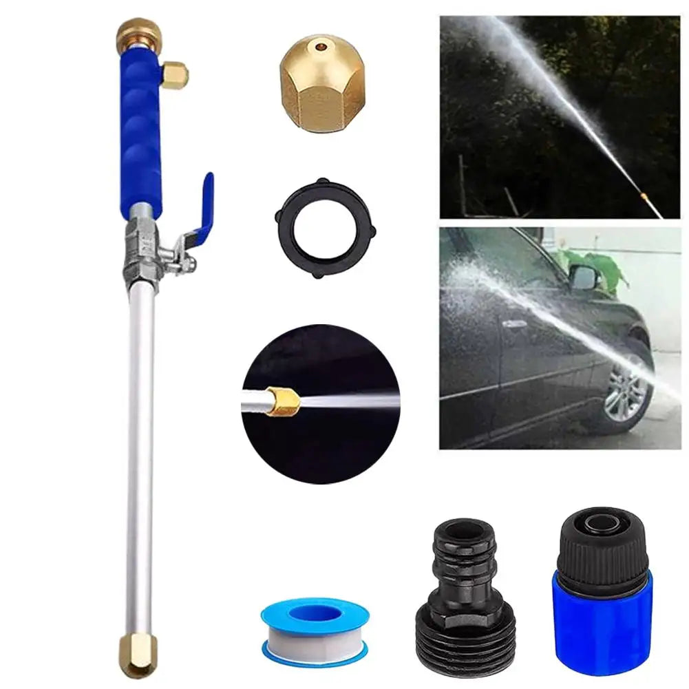 High Pressure Garden Hose Wand | Jet & Fan Spray Nozzle Kit Garden Hose Wand QXL