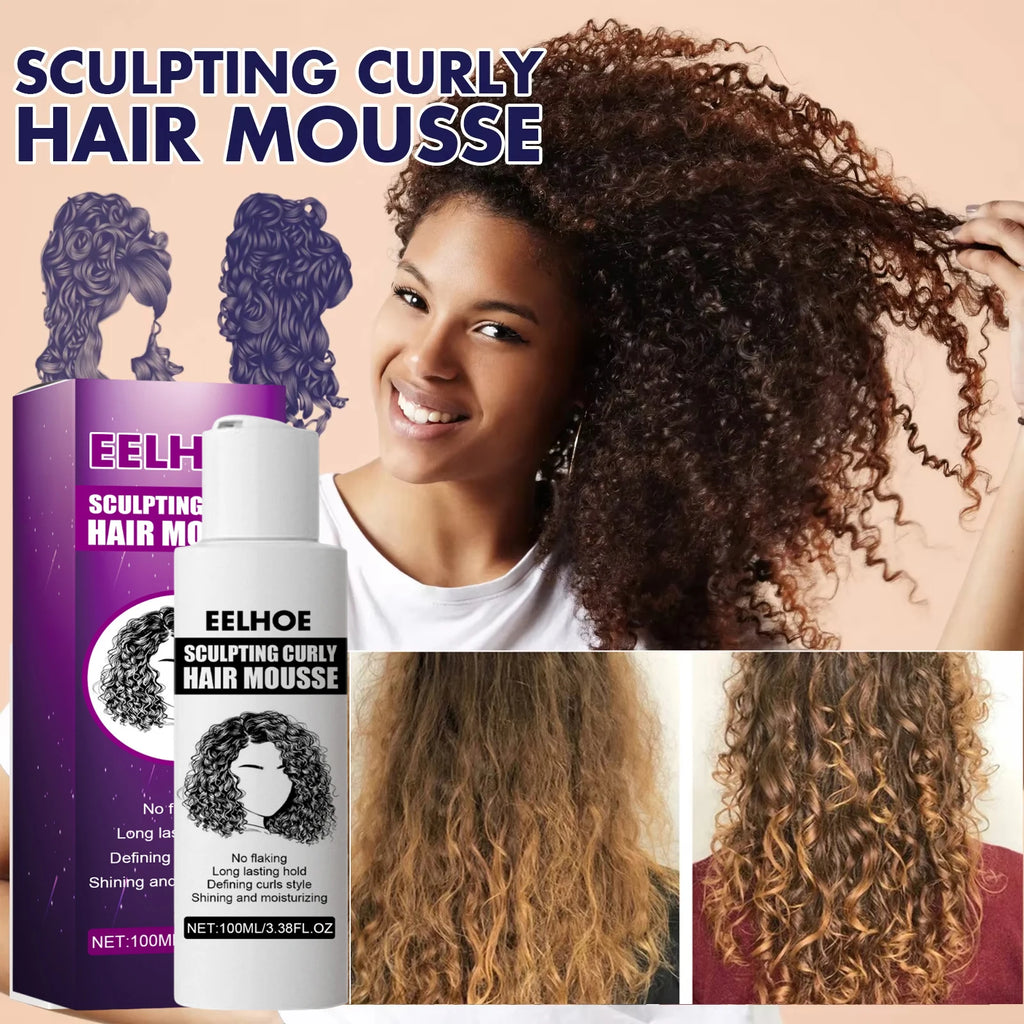 EELHOE 100ml Elastin Curl Mousse | Moisturizing Styling Cream Curl Styling Mousse QXL Default Title