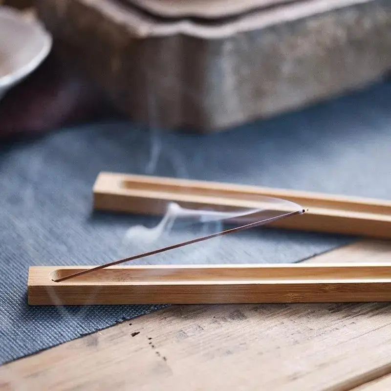 Wood Incense Stick & Coil Holder | Wooden Burner Home Decor Incense Holder QXL