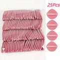 25-Pack Wet & Dry Makeup Sponges – Foundation & Powder Puffs Makeup Sponge Set QXL Pink