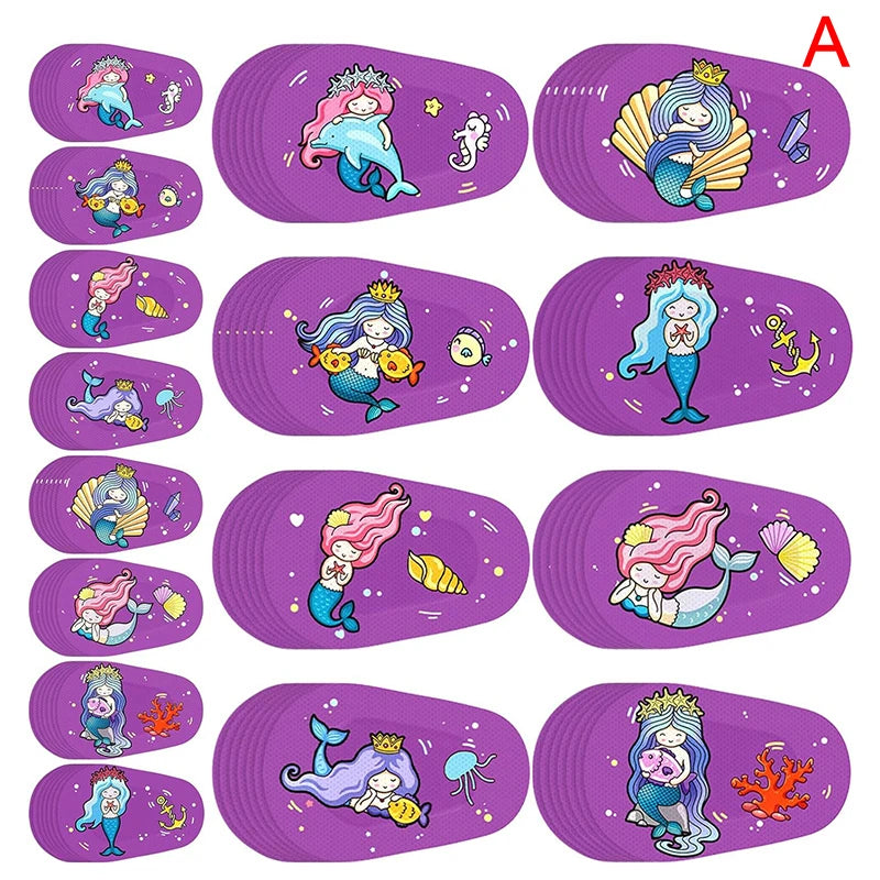 8-Pack Kids Adhesive Eye Patches | Breathable Cartoon Design Kids Eye Patches QXL A