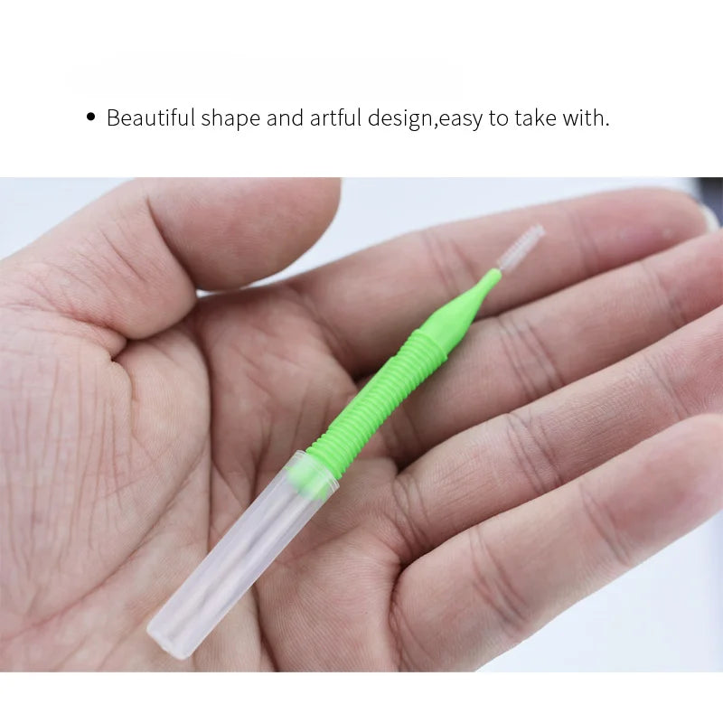 10-Pack Interdental Brushes 0.4–1.5mm | Dental Cleaning Kit Interdental Brush Kit QXL