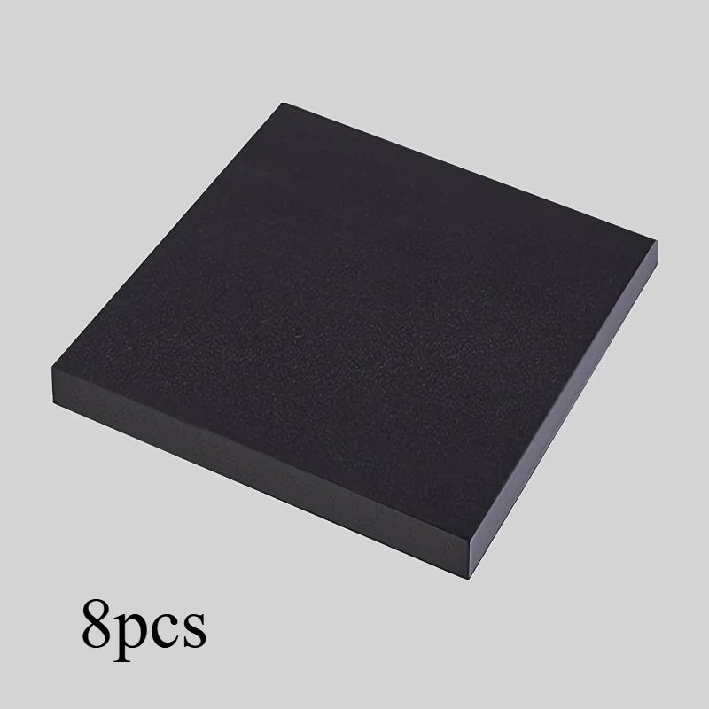 Black Self-Adhesive Sticky Notes Pad | Office & Study Use Sticky Notes Pad QXL 8pcs