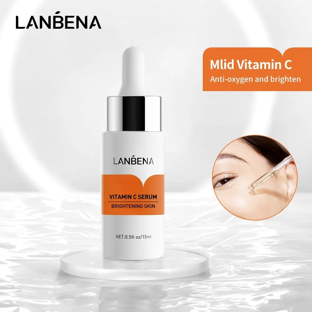 LANBENA Vitamin C Face Serum – Brightening & Moisturizing 15ml Vitamin C Face Serum QXL