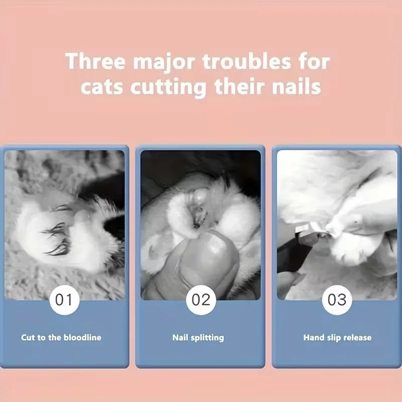 Pet Nail Grooming Kit – Stainless Steel Clipper & Grinder Pet Nail Grooming Kit QXL