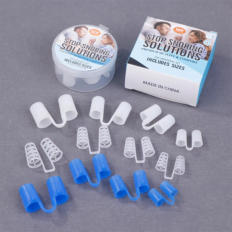 Silicone Nasal Dilators for Better Sleep | 4 & 8 Pack Nasal Dilator QXL