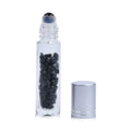 10ml Glass Roller Bottle | Pink Gemstone Rollerball Essential Oil Essential Oil Roller Bottle QXL 10ml Dark Khaki