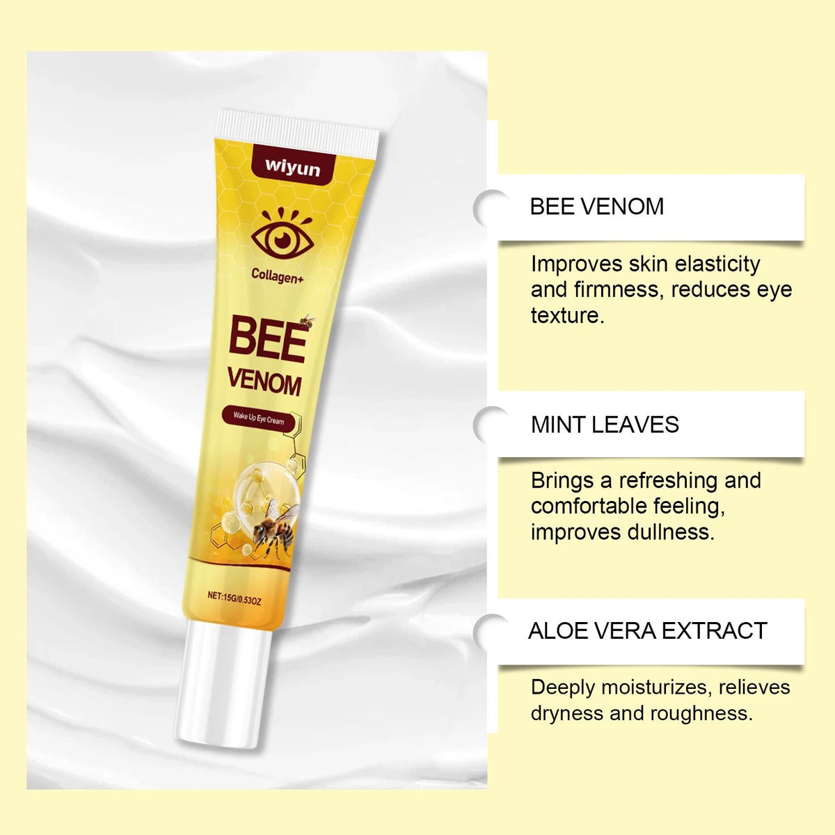 WIYUN Bee Venom Eye Cream – Anti-Wrinkle & Moisturizing Eye Cream QXL