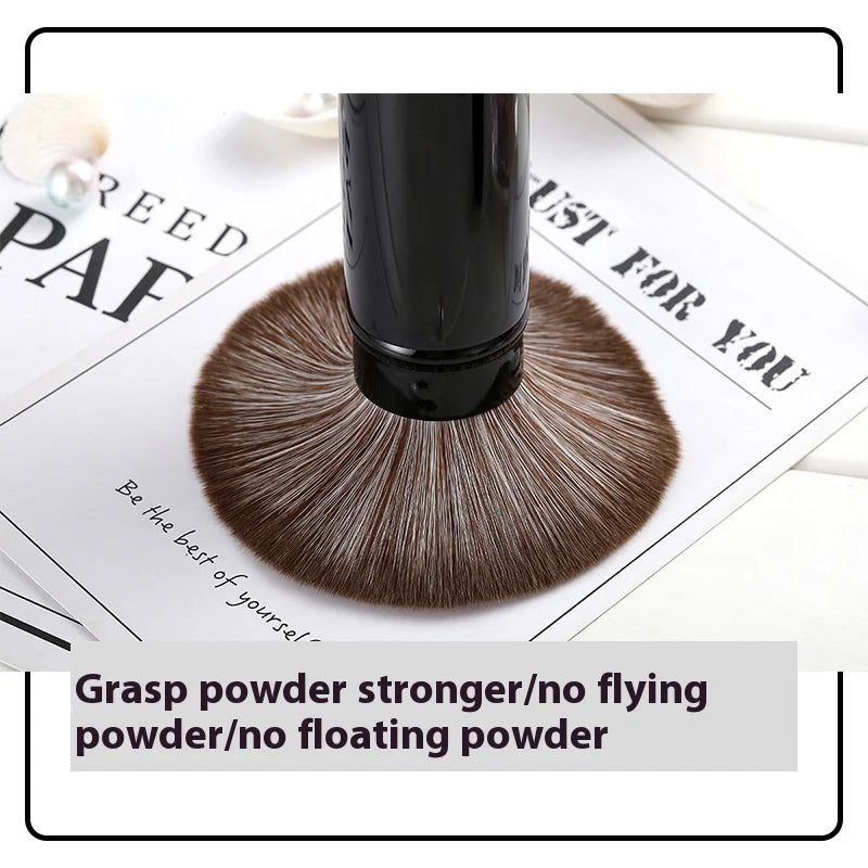 Retractable Powder & Blush Brush – Soft Portable Makeup Tool Powder Blush Brush QXL