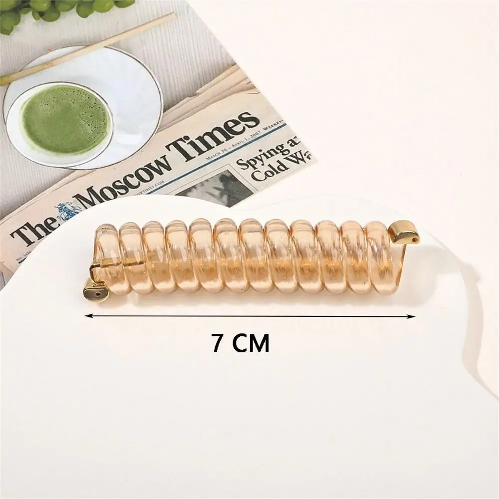 Spiral Telephone Line Hair Ties – 9 Colors Elastic Ponytail Hair Ties QXL