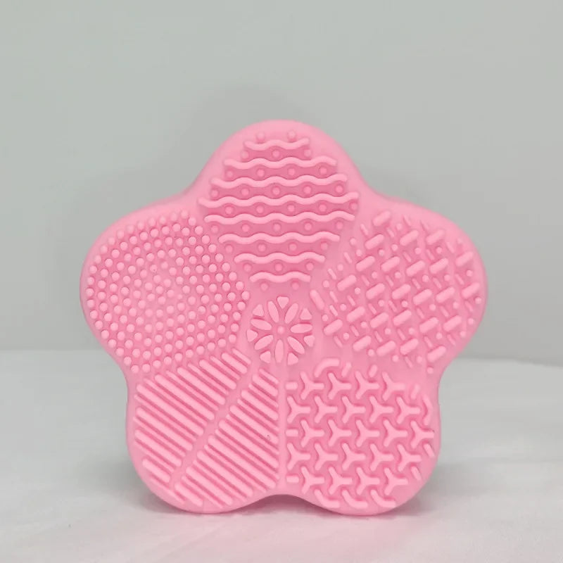 Seashell Silicone Makeup Brush Cleaner Scrubber Pad & Box Brush Cleaner Pad QXL No.11