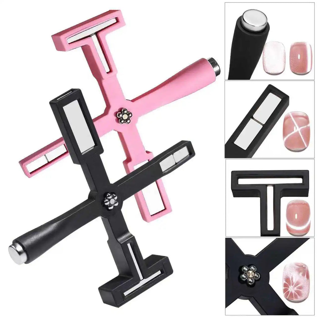 5-in-1 Cat Eye Nail Magnet Pen | Glitter Manicure Tool Nail Magnet Pen QXL