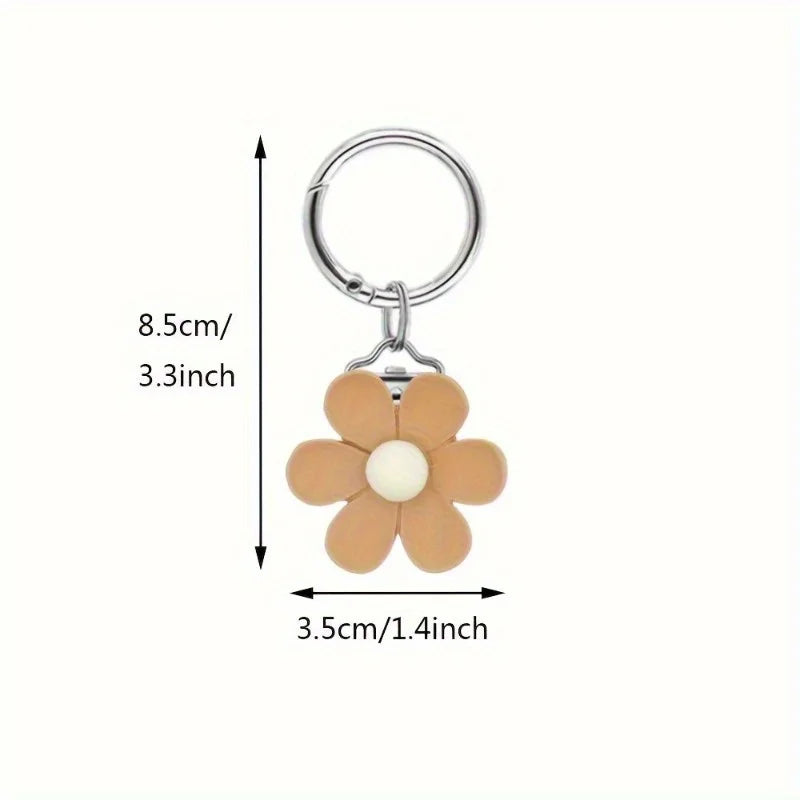 Floral Resin Hat Clip Keychain | Hands-Free Glasses Holder Hat Clip Keychain QXL