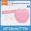 Silicone Foam Adhesive Dressing Pad – Waterproof Sensitive Skin Foam Wound Dressing QXL A5