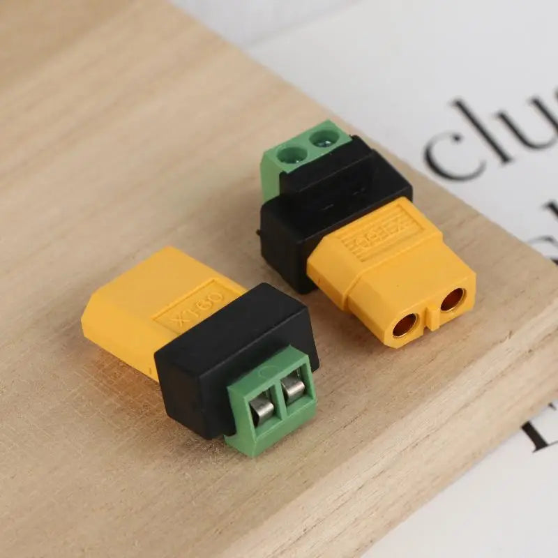 XT60 to 2-Pin Terminal Adapter | Solderless Charging Connector XT60 Charging Adapter QXL