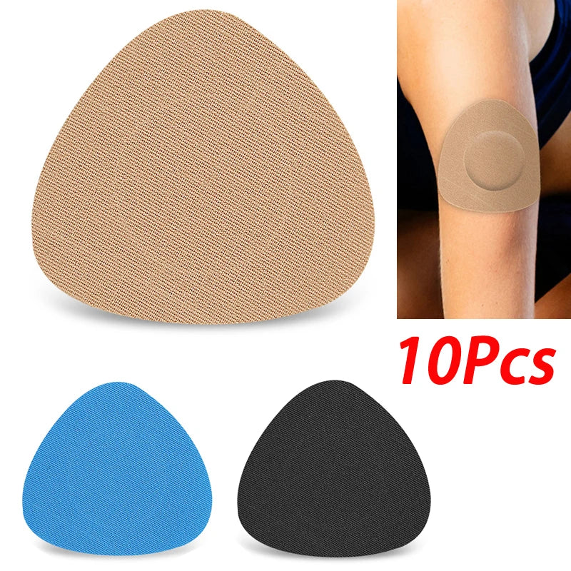 10-Pack CGM Sensor Adhesive Patches | Waterproof & Breathable Sensor Adhesive Patch QXL