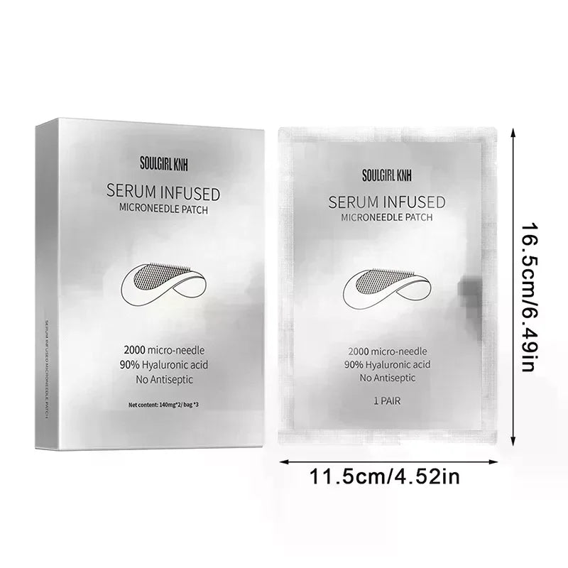 Microneedle Eye Patches – Hyaluronic Acid 2000 Needles | YOVIP Microneedle Eye Patch QXL
