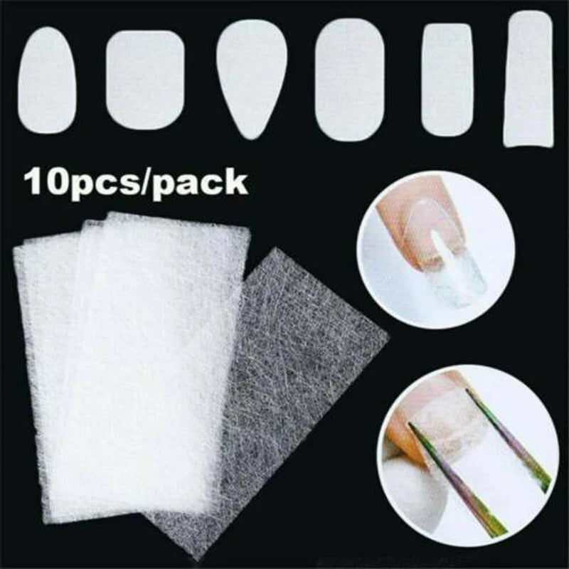Silk Fiberglass Nail Extension Forms | Non-Woven DIY Set Nail Extension Forms QXL