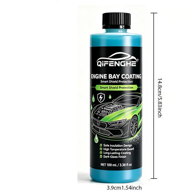 QIFENGHE 100ml Engine Bay Coating | High-Temp Gloss Shield Engine Bay Coating QXL