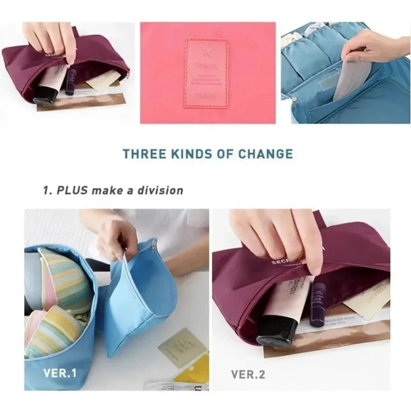 Portable Travel Underwear & Bra Organizer Bag – Oxford Travel Organizer Bag QXL