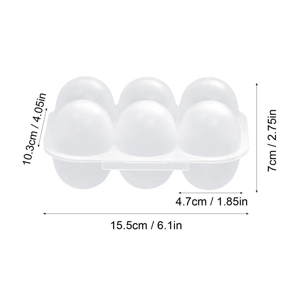 6-Egg Transparent Storage Container – Fridge, Camp & Travel Egg Storage Container QXL