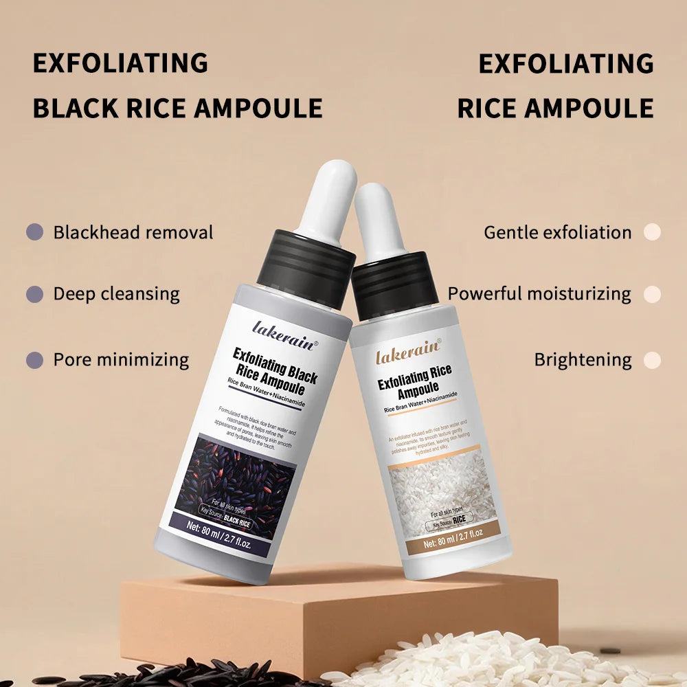 Rice Exfoliating Serum – Brightening & Hydrating Ampoule Exfoliating Serum QXL
