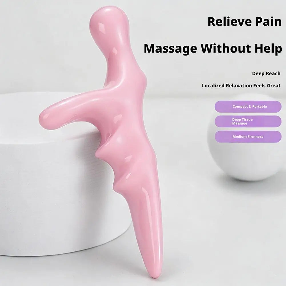 Triangular Gua Sha Foot Massage Cone | Reflexology Acupoint Tool Reflexology Massage Tool QXL
