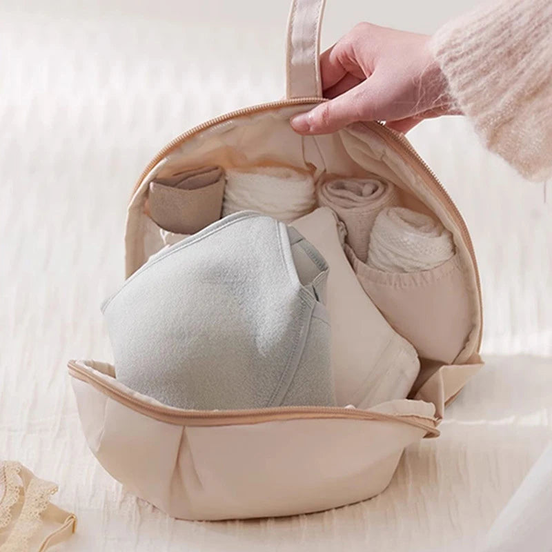 Ball-Shaped Travel Underwear Bra & Socks Organizer Bag Travel Storage Bag QXL