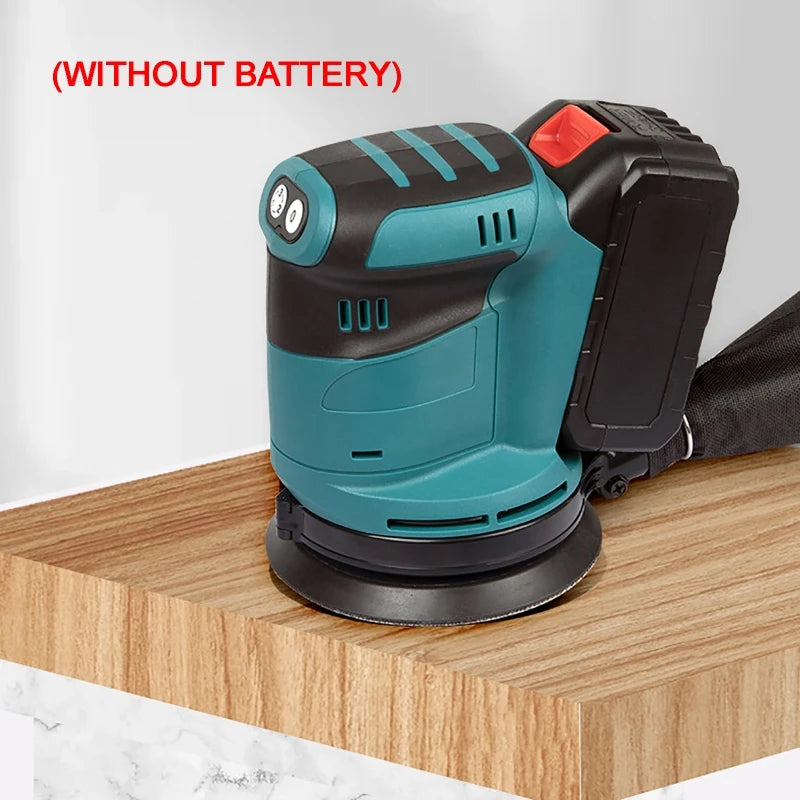 3-Speed Cordless Orbital Sander for Makita 18V Battery 125mm Cordless Orbital Sander QXL Default Title